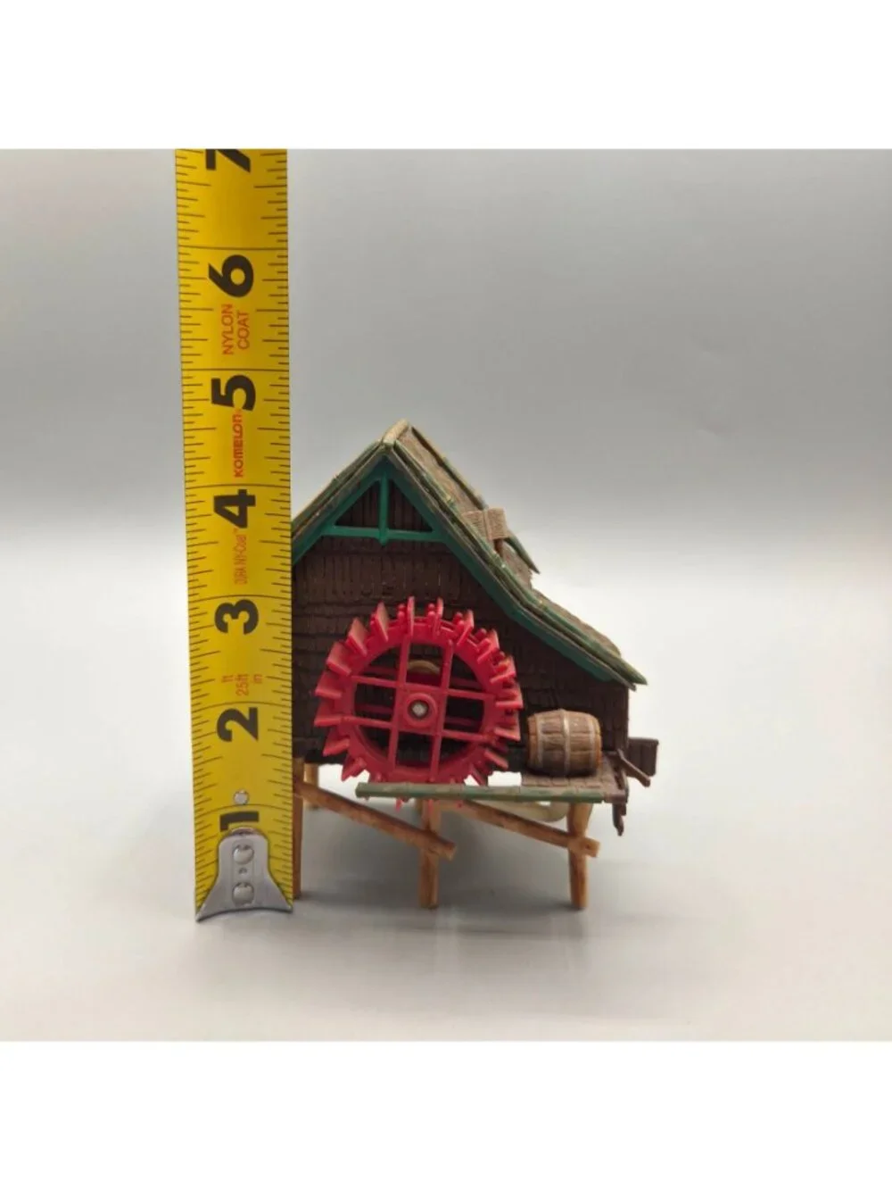 Vintage Penn-Plax Aquarium Fish Tank Decor Bubbler Water Wheel Rice Mill